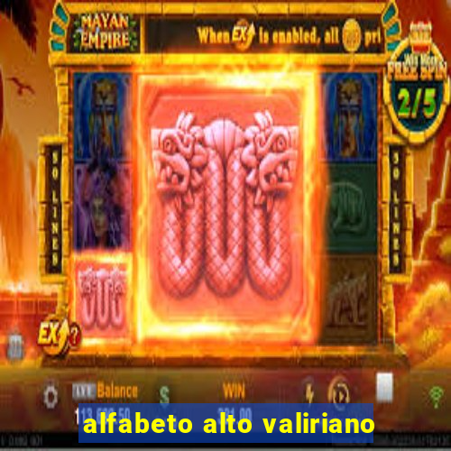 alfabeto alto valiriano